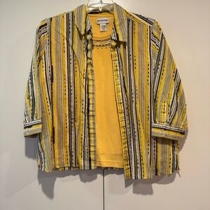 5/25 Women’s Size Large Two Piece Blouse Set by Breckenridge